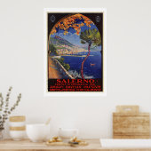 Salerno Italië — zomervakantie Poster (Keuken)