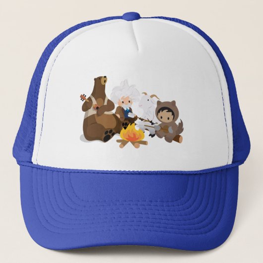 Salesforce Campfire Trucker Hat Trucker Pet (Voorkant)