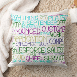 Salesforce Word Cloud Pillow Kussen
