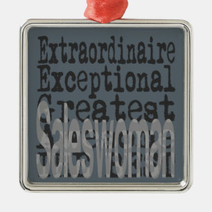 Salesoman Extraordinaire Metalen Ornament