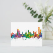 Salford England Skyline Briefkaart (Staand voorkant)