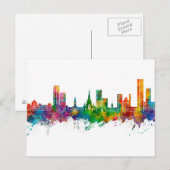 Salford England Skyline Briefkaart (Voorkant / Achterkant)