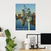 Salford Quays Poster (Thuiskantoor)