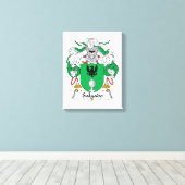 Salgado Family Crest Canvas Afdruk (Insitu (Houten vloer))