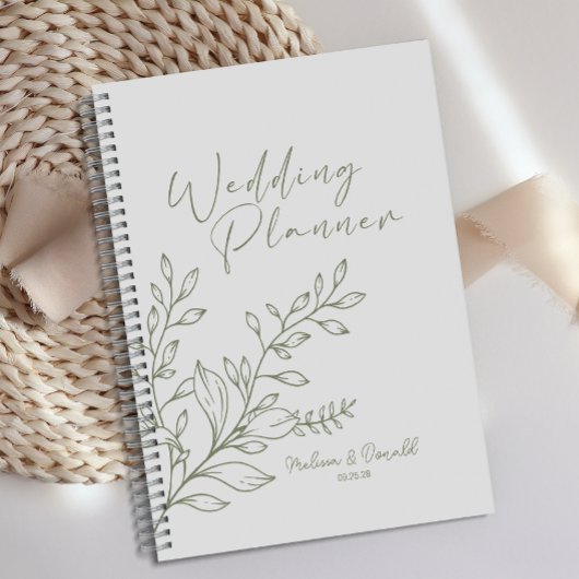 Salie Bloemen Boho Bruiloft Planner