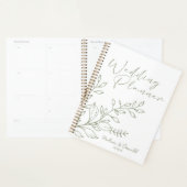 Salie Bloemen Boho Bruiloft Planner (Display)