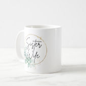 Salie Bloemen ZusterVrouw Koffie Mok (Voorkant links)