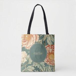 salie bloemschikker William Morris Monogram Draagtas