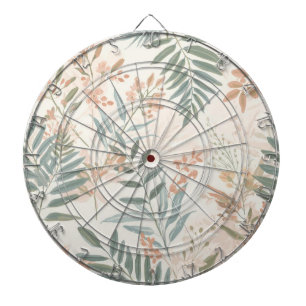 Salie Botanische Blos Blad Aquarel Patroon Dartbord