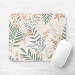 Salie Botanische Blos Blad Watercolor Patroon Muismat