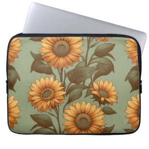 Salie en zonnebloemen II Laptop Sleeve