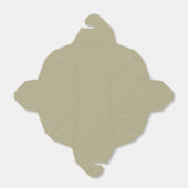 Salie groen bedankdoosjes (Uitgevouwen)