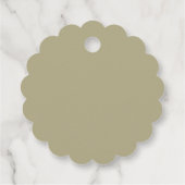 Salie groen bedankjes labels (Achterkant)