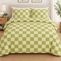 Salie groen &beige geruit