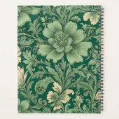 Salie Groen  bloemmotief Planner (Achterkant)