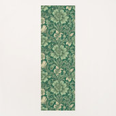 Salie Groen  bloemmotief Yogamat (Voorkant)