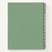 Salie Groen & Citroen Script Keuken Recept  Notitieboek (Achterkant)