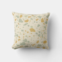 Salie Groen en Goud Moderne Terrazzo