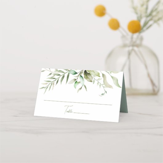 Salie Groen Eucalyptus Bladgroen Botanische bruilo (Voorkant)