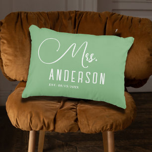 salie groen & wit klassieke elegante accentkussen accent kussen