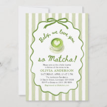 Salie Groene Baby We houden zoveel van je Matcha B