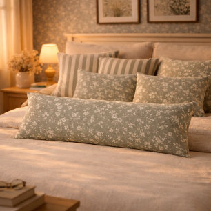 Salie groene bloem, Boerderij, Cottage kern Lichaamskussen