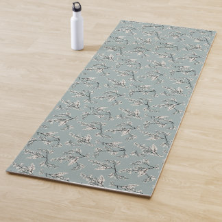 Salie Groene Botanische Print Moderne Bloemenprint Yogamat
