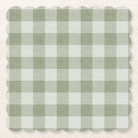 Salie groene gingham Buffalo geruite linnen textuu