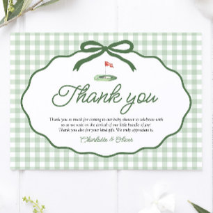 Salie Groene Golf Nieuw bij de Club Dankkaart Bedankkaart