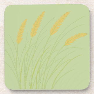 salie groene kust coaster met strandgras bier onderzetter