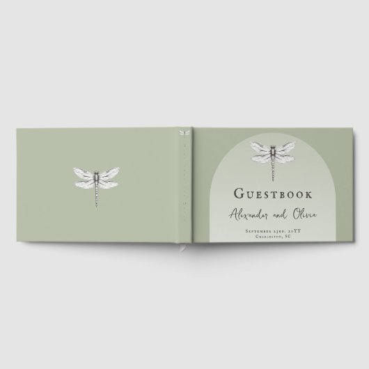 Salie Groene Libel Trouwfeest Gastenboek (Volledig)