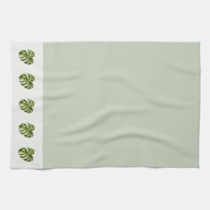 Salie Groene Monstera Botanische Decor Minimaal Ku Theedoek