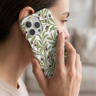 Salie Groene Olijftak Waterverf Botanisch iPhone 15 Pro Hoesje
