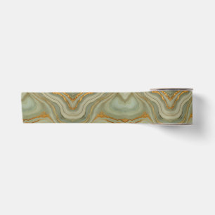 Salie Groene Onyx Met Goud Lint