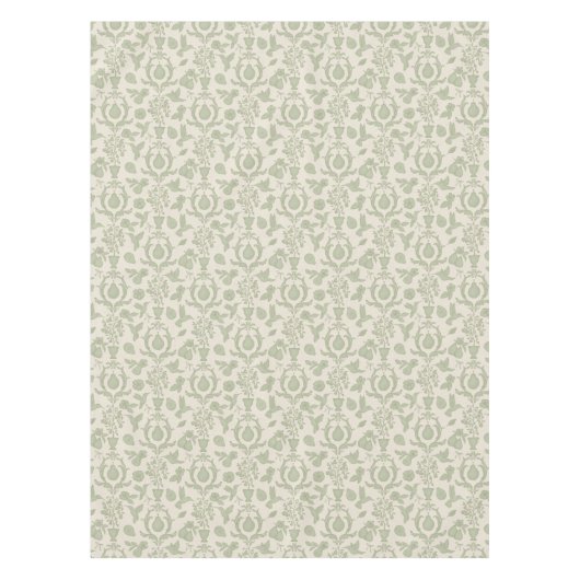 Salie Groene Perfecte Peer Franse Landstijl Tafelkleed (Voorkant)