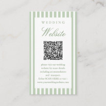Salie Groene Scan Me QR Code Trouwwebsite