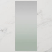 Salie Groene Trouw Menu (Achterkant)