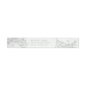 Salie Groene Whimsische Botanische Lijnkunst Retou (Individueel)