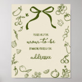 Salie Lokaal Geteeld Douche Envelope Station Bord Poster (Voorkant)