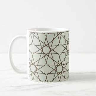 Salie Oker Geometrie Koffiemok