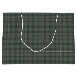 Salie Olive Green Plaid | Moderne rustieke vakanti Groot Cadeauzakje