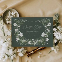 Salie Tuin Save The Date Trouw Aankondiging