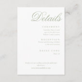 saliegroen informatiekaartje (Voorkant)