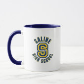 Saline High School Michigan Coffee Mug (Gauche)