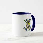Saline High School Michigan Coffee Mug Mok (Voorkant rechts)