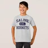 Saline - Hornets - High School - Saline Michigan T-shirt (Voorkant volledig)