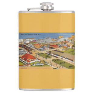 Salisbury Beach Briefkaart Heupfles
