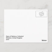 Salisbury Cathedraal Briefkaart (Achterkant)