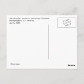 Salisbury Cathedral Briefkaart (Achterkant)