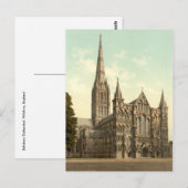 Salisbury Cathedral II, Wiltshire, Engeland Briefkaart (Voorkant / Achterkant)